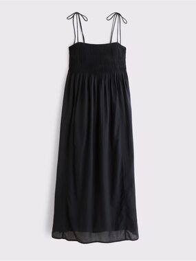 Abercrombie Pintuck Flowy Maxi Dress